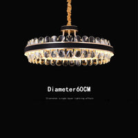 Modern crystal LED chandelier Winfordo for interior decoration