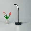 Adjustable three-colour touch LED table lamp