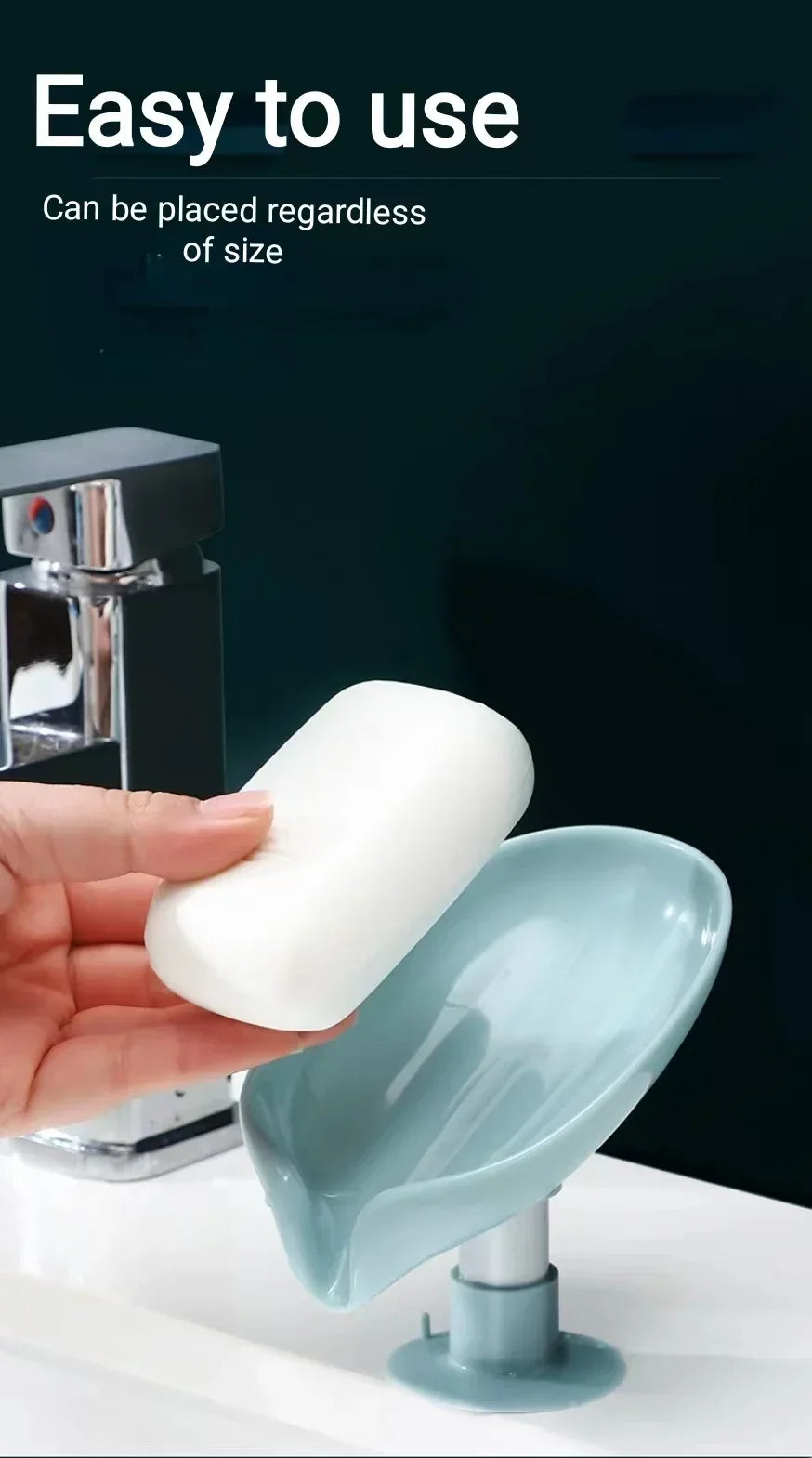 Creative lotus soap box with practical suction cup - vue 3 sur 6