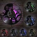 vinyl wall clock for nail and beauty salon