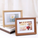 Minimalist wooden photo frame for interior decor and gifts