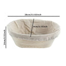 rattan bread basket for baking and fermentation