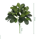Artificial silk bamboo leaves for elegant decoration