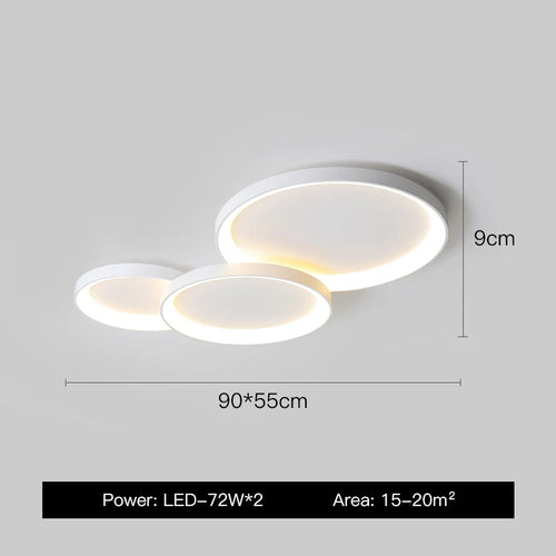 Modern minimalist LED chandelier for trendy interiors 2023