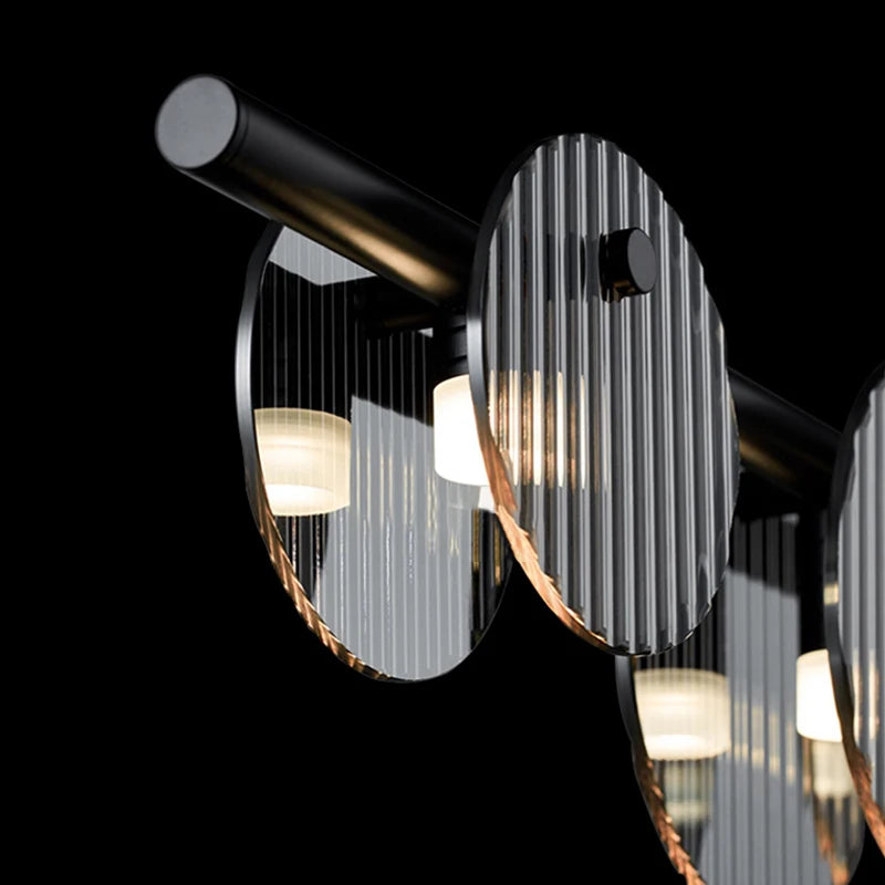 Modern minimalist LED pendant light for artistic interiors - vue 5 sur 9