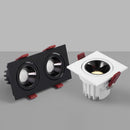 Recessed LED ceiling light anti-glare for modern interiors