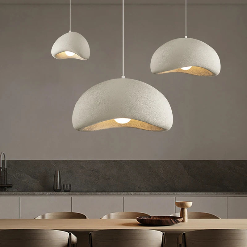 Nordic resin pendant light for modern spaces