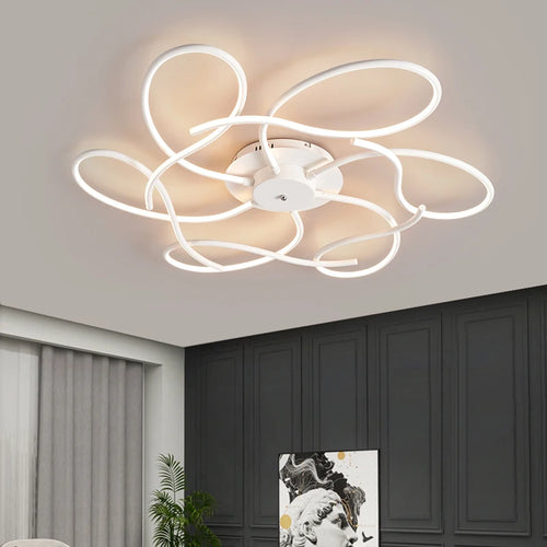Modern minimalist ceiling light elegant indoor fixture - vue 2 sur 10