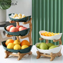 Modern creative fruit plate for snacks and desserts