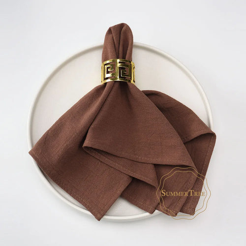Vintage washed cotton table napkin pastoral style