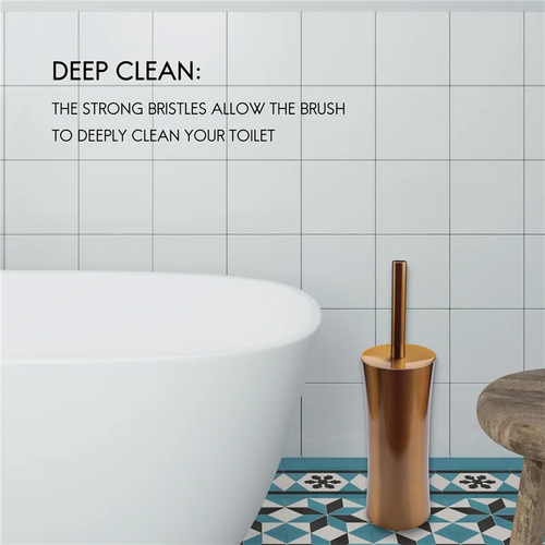 long handled bathroom cleaning brush - vue 6 sur 6