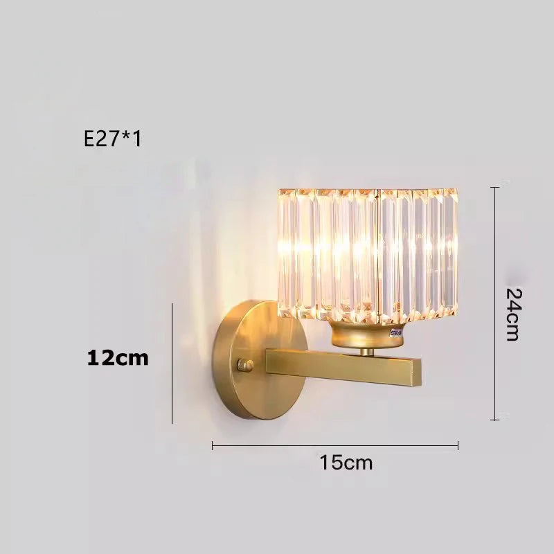 Dimmable crystal chandelier for elegant lighting