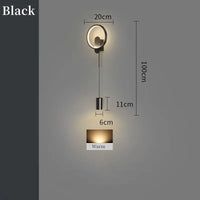 Modern indoor LED wall light
