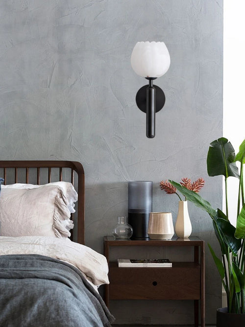 Minimalist luxury natural marble wall light - vue 5 sur 8