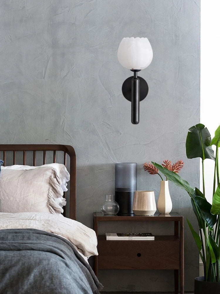Minimalist luxury natural marble wall light - vue 4 sur 8