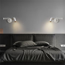 Modern swivel LED wall light with flexible switch