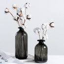 Nordic glass vase for flowers modern interior decoration