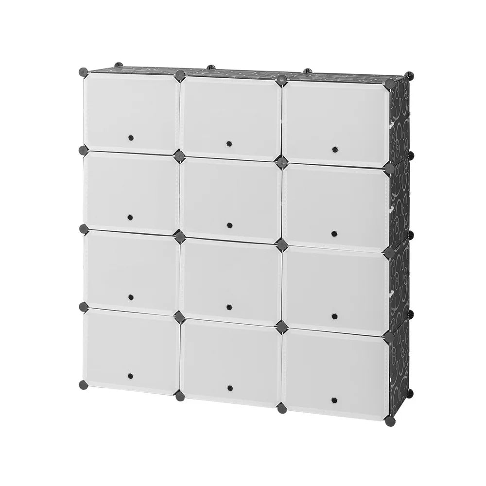 7-Tier Portable 42 Pair Shoe Rack Organizer 21 Grids Tower Shelf Storage Cabinet Stand Expandable for Heels, Boots, Slippers, Bl - vue 4 sur 6