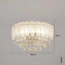Modern crystal ceiling light for elegant interior décor