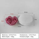 silicone love flower mold for candles and soap DIY