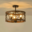 Retro American vintage ceiling light French farmhouse
