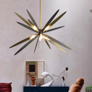 Decorative suspended LED chandelier for modern indoor lighting