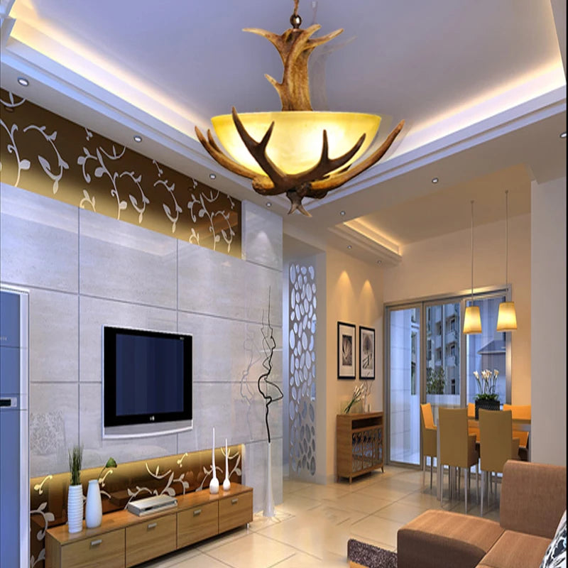 Vintage resin chandelier for Asian hotels and restaurants