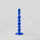Modern decorative glass candle holder for events and home decor