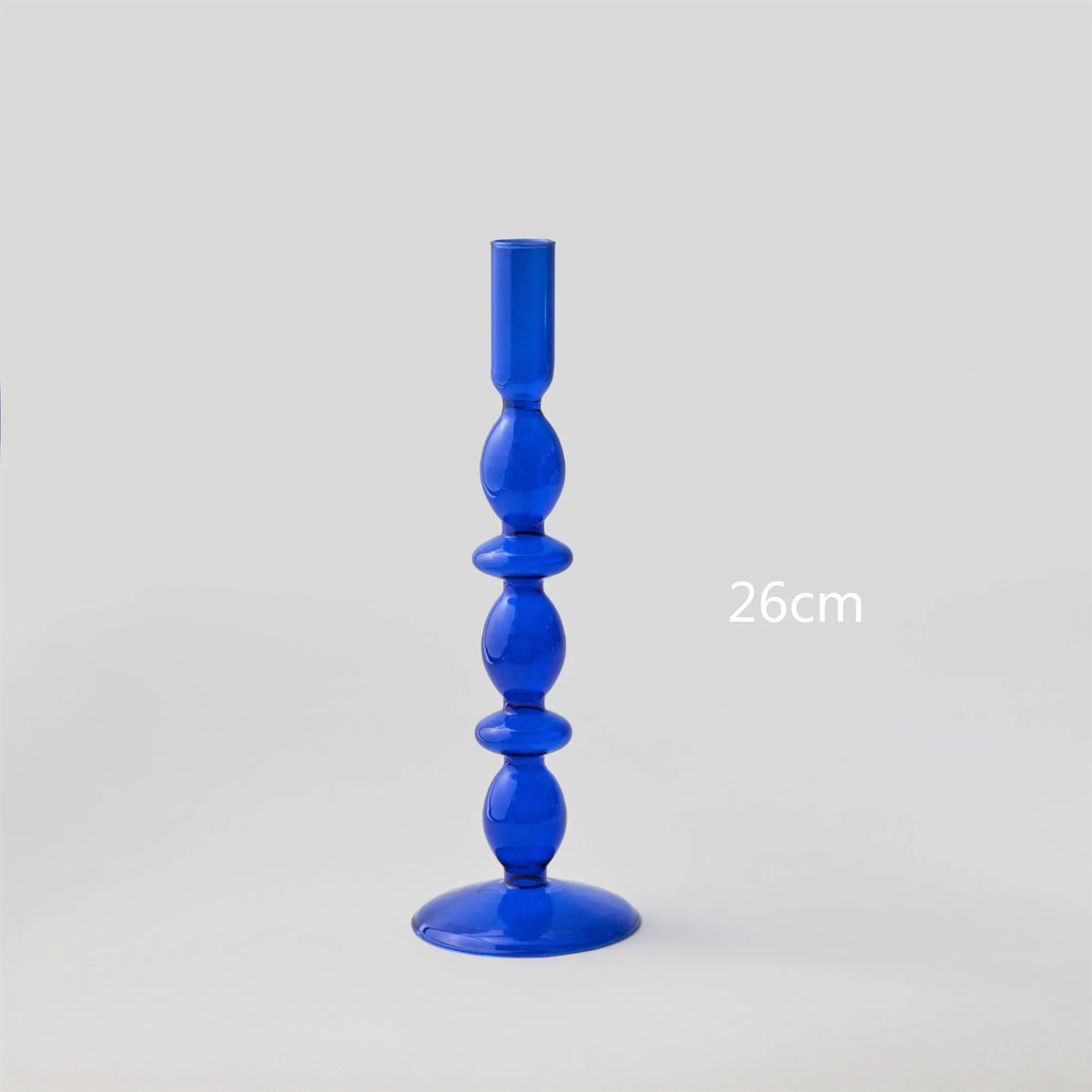 Modern decorative glass candle holder for events and home decor - vue 15 sur 16