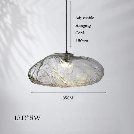 Cloud design glass chandelier for decorative indoor lighting - vue 15 sur 21