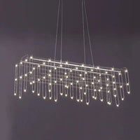 Creative postmodern LED chandelier for bar and reception