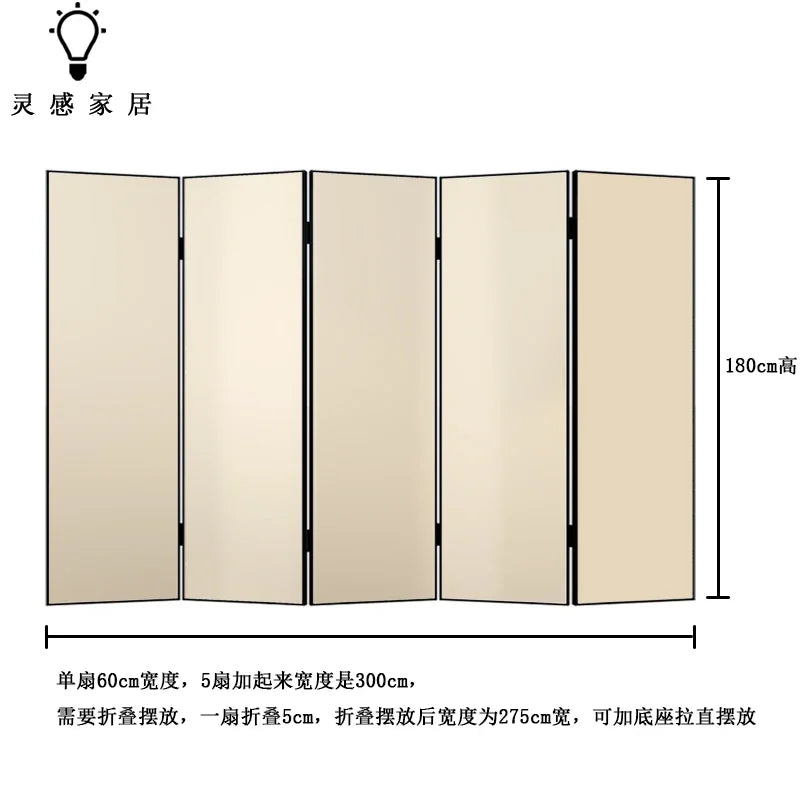 folding metal mobile screen for various spaces - vue 13 sur 13