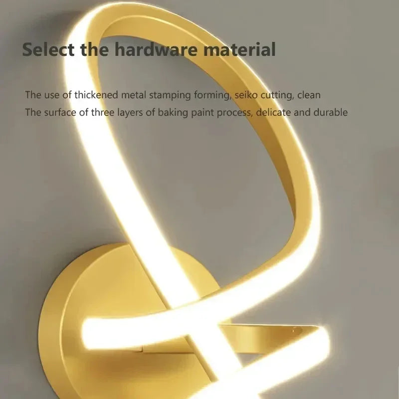 Modern minimalist LED ceiling light for hallway, entrance and staircase - vue 5 sur 12
