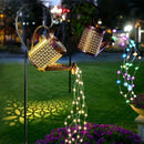 Metal solar lantern for outdoor garden decoration