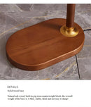 Nordic solid wood floor lamp