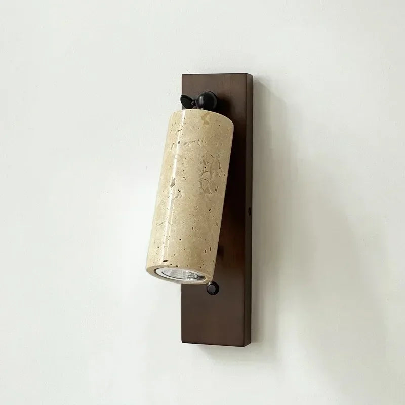 Stone LED wall light vintage modern decor for indoor use