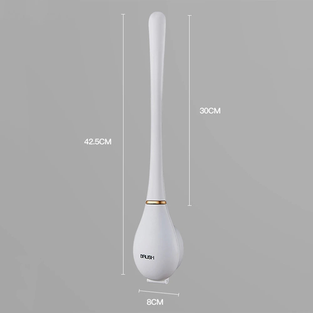 modern silicone brushes with holder for hygienic cleaning - vue 9 sur 9