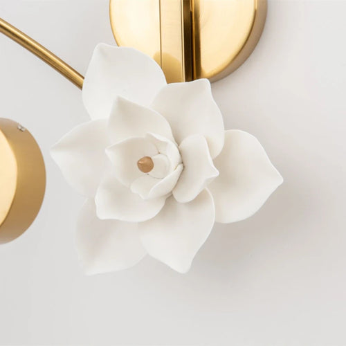 applique murale à led lotus pour décoration intérieure moderne - vue 5 sur 9