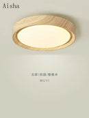Nordic design wooden and iron decorative LED ceiling light