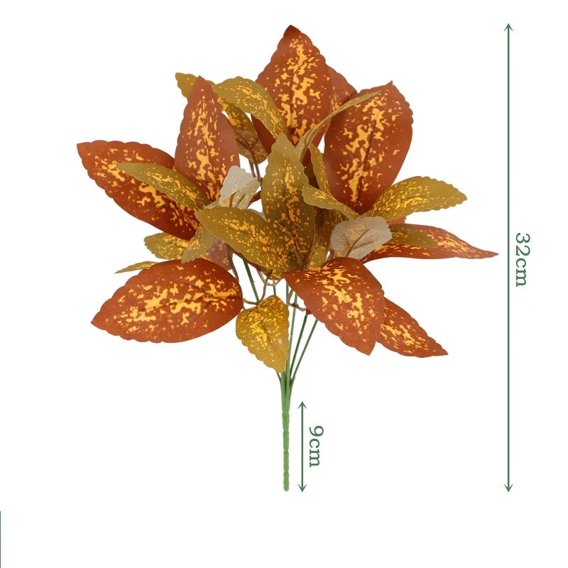Artificial silk bamboo leaves for elegant decoration - vue 16 sur 32