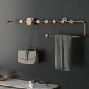 Nordic luxury decorative wall mounted clothes and hat rack