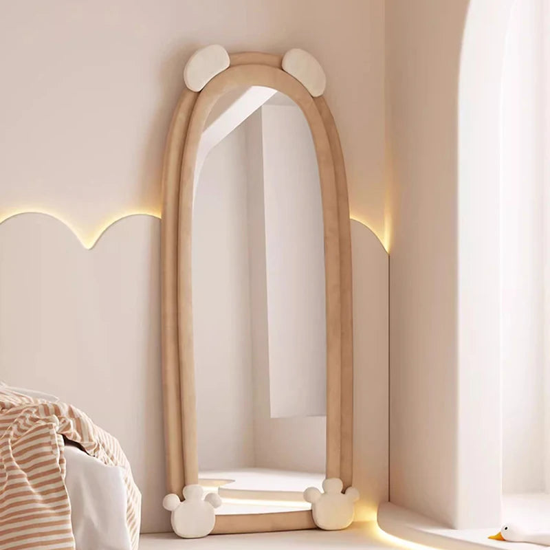 Modern creative kawaii wall mirror for aesthetic decoration - vue 6 sur 10