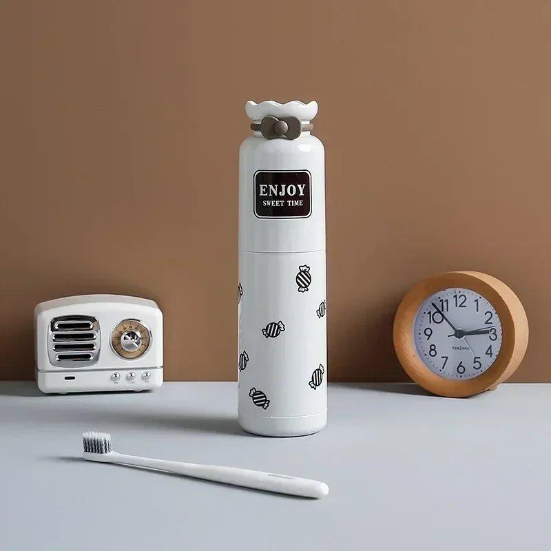Portable toothbrush holder box for travel and storage - vue 8 sur 17