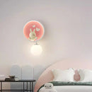 cute rabbit wall light for modern children's room