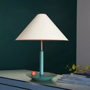 Scandinavian metal table lamp with LED bulb