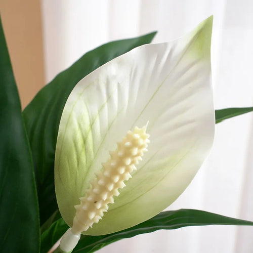 Tropical artificial monstera and anthurium plants for indoor decoration - vue 7 sur 12
