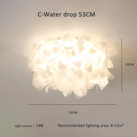 Modern lightweight ceiling light for creative and simple interior decor