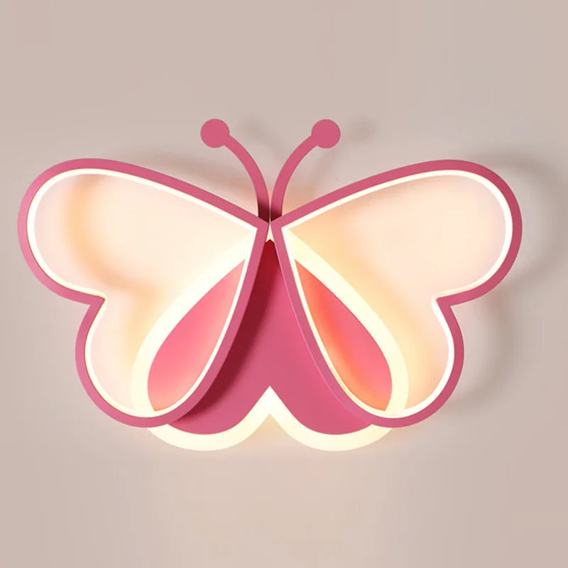 Winfordo LED chandelier with adjustable butterfly lamp for children - vue 6 sur 10
