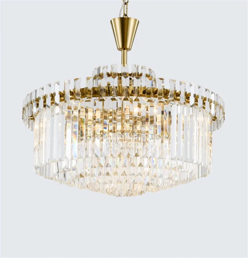 Premium modern crystal chandelier for elegant interiors - vue 4 sur 6
