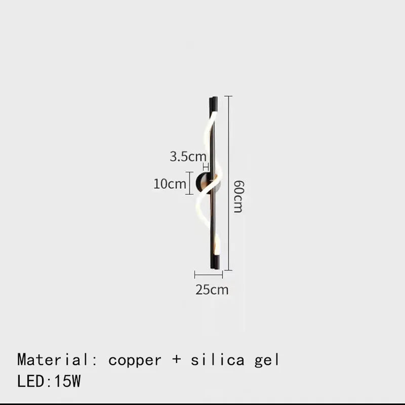 Brass wall light with remote control and dimming - vue 12 sur 12